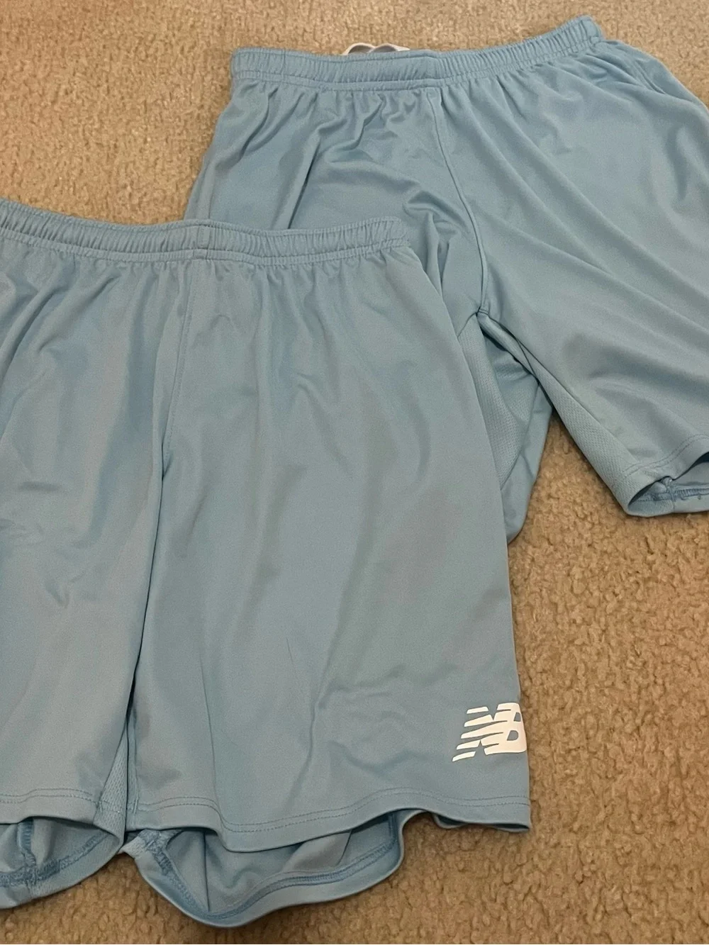 New Balance Men's Sky Blue Athletic Shorts - Lightweight Training Shorts